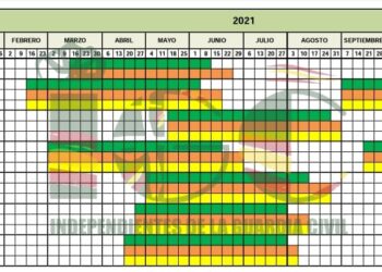 Calendario de previsión de publicación de vacantes para el año 2021