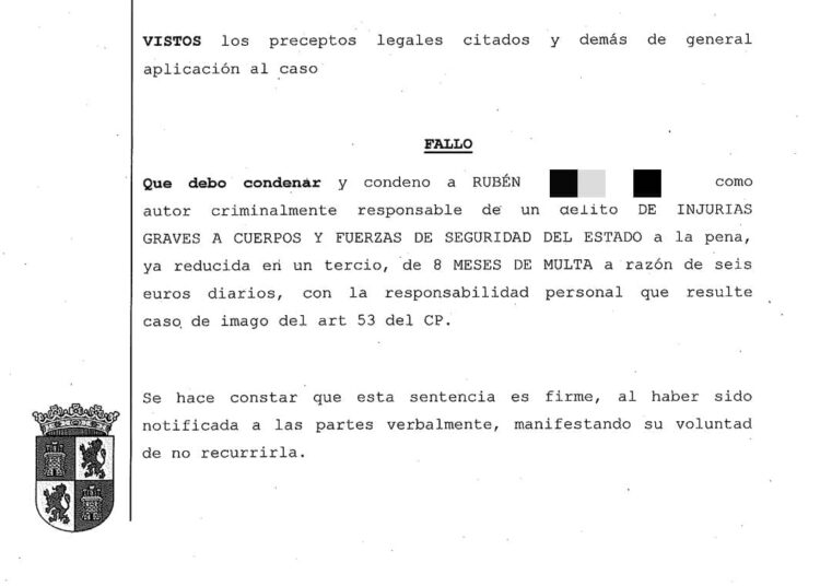 Sentencia firme a una de las denuncias interpuestas por Independientes de la Guardia Civil (IGC), ante algunos comentarios vertidos en redes sociales a raíz de la muerte del compañero de la USECIC