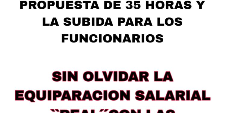 IGC A FAVOR DE LA PROPUESTA DE 35 HORAS PARA LOS FUNCIONARIOS Y LA SUBIDA SALARIAL DEL 9,5%, A FALTA DE LA EQUIPARACION SALARIAL «REAL»CON LAS POLICIAS AUTONOMICAS