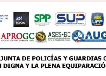 PLATAFORMA CONJUNTA DE POLICÍAS Y GUARDIAS CIVILES PARA UNA  JUBILACIÓN DIGNA Y LA PLENA EQUIPARACIÓN SALARIAL
