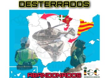 DESTIERRAN A LA GUARDIA CIVIL DE CATALUÑA, PAIS VASCO Y NAVARRA