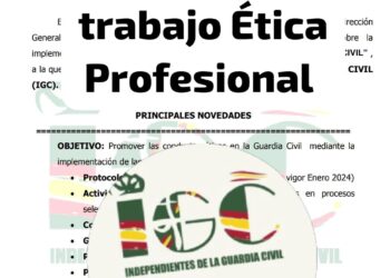 GRUPO DE TRABAJO “PLAN ACCIÓN ÉTICA PROFESIONAL DE LA GUARDIA CIVIL”   
