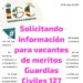 EXPEDIENTE ACADÉMICO Y VACANTES DE MÉRITOS PERSONAL 127 PROMOCIÓN