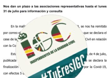 LA GUARDIA CIVIL PRESENTA LA INSTRUCCIÓN POR LA QUE SE DECLARA EL CESE DE MEDIDAS POR COVID-19   