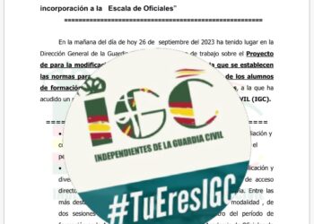 Resumen del Grupo de trabajo “Proyecto de para la modificación de la Orden General Nº4 por la que se establecen las normas para la Evaluación, Calificación y clasificación de los alumnos de formación para la incorporación a la   Escala de Oficiales”