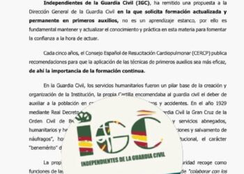 IGC solicita formación básica en primeros auxilios.