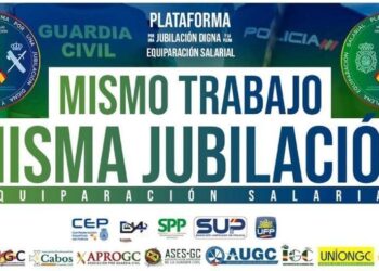 CONCENTRACIÓN FRENTE AL CONGRESO DE LOS DIPUTADOS DE LA PLATAFORMA POR UNA JUBILACIÓN DIGNA Y LA PLENA EQUIPARACIÓN