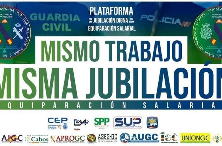 CONCENTRACIÓN FRENTE AL CONGRESO DE LOS DIPUTADOS DE LA PLATAFORMA POR UNA JUBILACIÓN DIGNA Y LA PLENA EQUIPARACIÓN