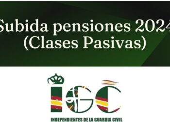 Información sobre las subidas de las pensiones de Clases Pasivas 2024