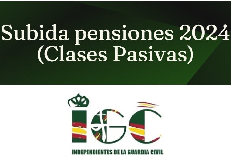 Información sobre las subidas de las pensiones de Clases Pasivas 2024
