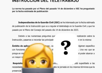 IGC SOLICITA INFORMACIÓN SOBRE LA INSTRUCCIÓN DEL TELETRABAJO
