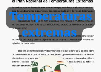 IGC solicita una Instrucción que desarrolle el Plan Nacional de Temperaturas Extremas   