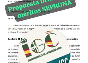 IGC es partidaria de que se incluya en las fichas de méritos del Seprona, la titulación de piloto de drones