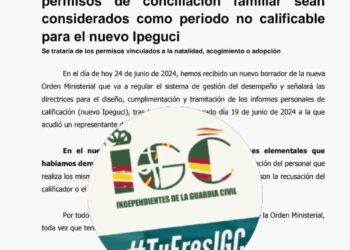 Aceptada la propuesta de IGC para que los permisos de conciliación familiar sean considerados como periodo no calificable para el nuevo Ipeguci