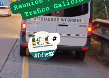 IGC se reúne con el Teniente Coronel Jefe del Sector de Tráfico de Galicia