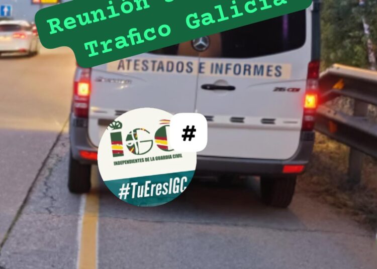 IGC se reúne con el Teniente Coronel Jefe del Sector de Tráfico de Galicia