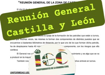  “REUNIÓN GENERAL DE LA ZONA DE CASTILLA Y LEÓN”