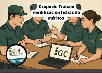 IGC asiste al Primer Grupo de Trabajo para la Actualización de fichas de méritos de la Guardia Civil.