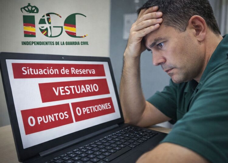 IGC advierte de la anulación de peticiones de vestuario y de crédito de puntos al obtener una vacante en reserva