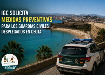 IGC solicita medidas preventivas para los guardias civiles desplegados en Ceuta