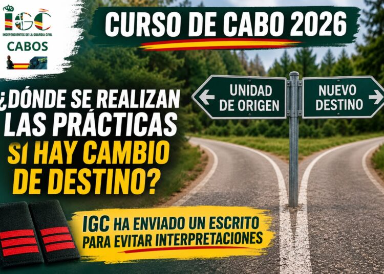 IGC pide un criterio claro sobre las prácticas del curso de Cabo 2026 ante un cambio de destino
