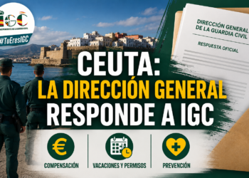 La Dirección General contesta a IGC sobre las medidas para el personal afectado por la situación en Ceuta