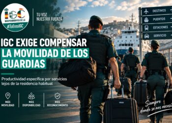 IGC exige compensar la creciente movilidad territorial de los guardias civiles