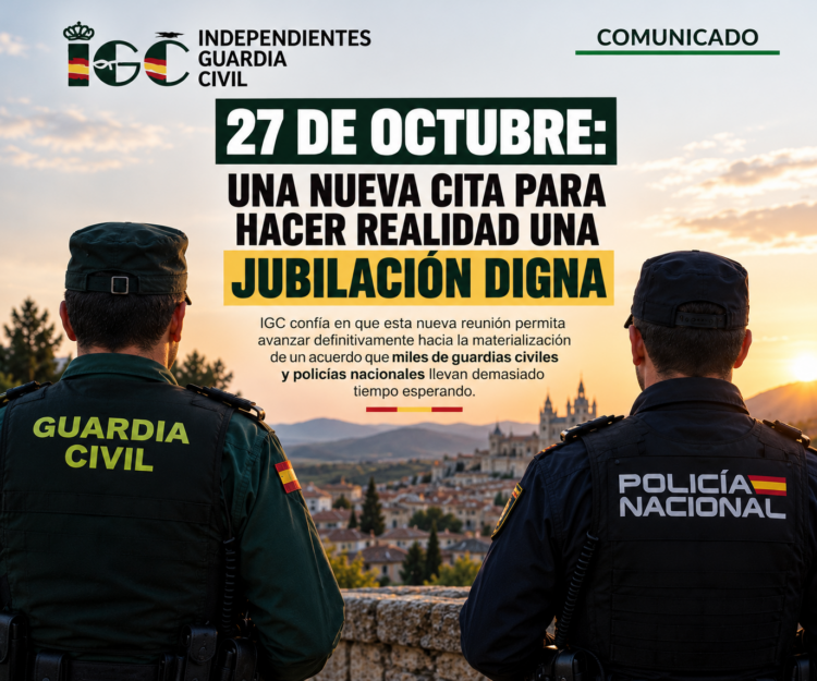 MARTES 27 DE OCTUBRE: UNA NUEVA CITA PARA HACER REALIDAD UNA JUBILACIÓN DIGNA