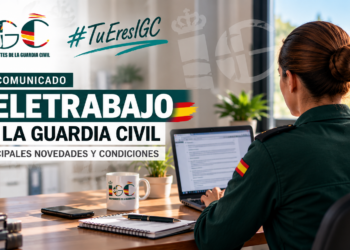 TELETRABAJO EN LA GUARDIA CIVIL: RESUMEN DE LA NORMA PRESENTADA EN EL PLENO DE DICIEMBRE DE 2023