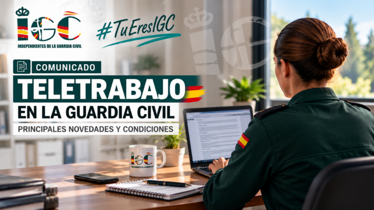 TELETRABAJO EN LA GUARDIA CIVIL: RESUMEN DE LA NORMA PRESENTADA EN EL PLENO DE DICIEMBRE DE 2023