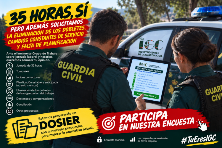 IGC: «35 HORAS SI, pero además solicitamos la eliminación de los dobletes, lo cambios constantes de servicio y la falta de planificación»