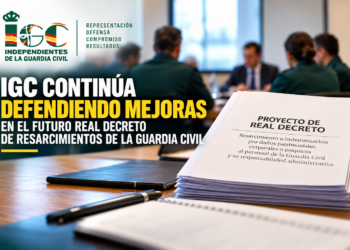 Resumen del cuarto GT Proyecto de R.D. por el que se regula el resarcimiento por daños patrimoniales, corporales o psicológicos al personal de la GC